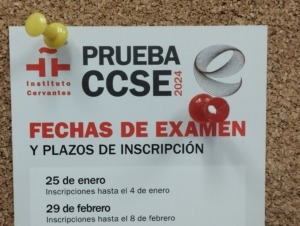 Foto del folleto informativo del CCSE 2024. Claves del examen CCSE.